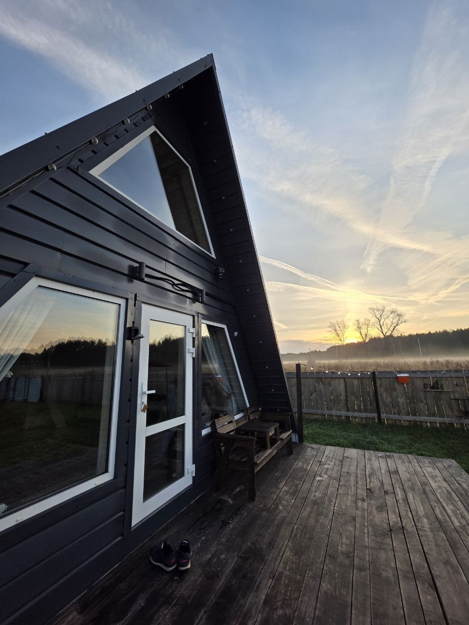 Стильный A-frame дом